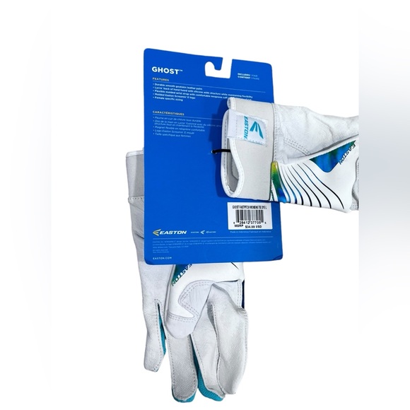 Easton Women’s Fast Pitch Ghost Tie Dye Gloves. Size Large - Picture 3 of 5